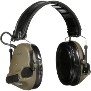 3M Peltor ComTac V Hearing Defender Headset in OD Green