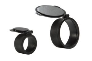 Quake Bushwacker 270 Size 5 matte black optic cover on a riflescope