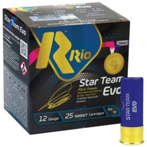 Rio Ammunition Star Team Evo 28 HV 12ga 2-3/4" #7.5 1 oz shotshells 25rd box