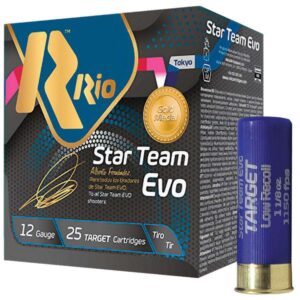 Rio Star Team EVO 12ga 2-3/4" 1-1/8oz #8 shot 25ct box