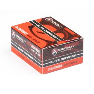 Specialty Cartridge Elite Defense .45 Auto 185gr ammunition box