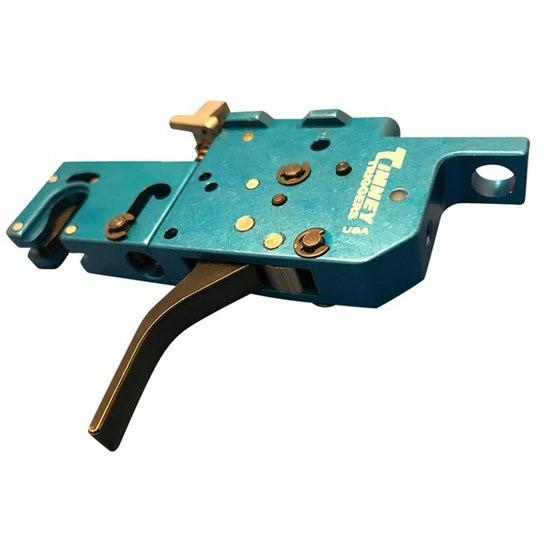 Timney Ruger Precision Rimfire two-stage straight trigger Model 649ST black/blue