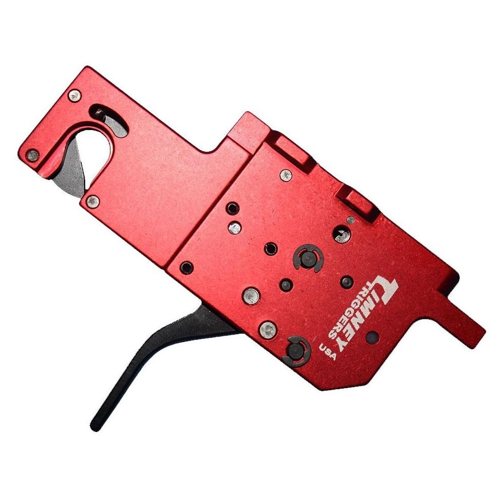 Timney Ruger Precision straight two-stage drop-in trigger with 6061 T6 alloy housing