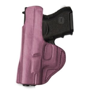 Tagua Soft IWB Holster for 3-inch 1911, pink, right-hand, clip-on, open muzzle
