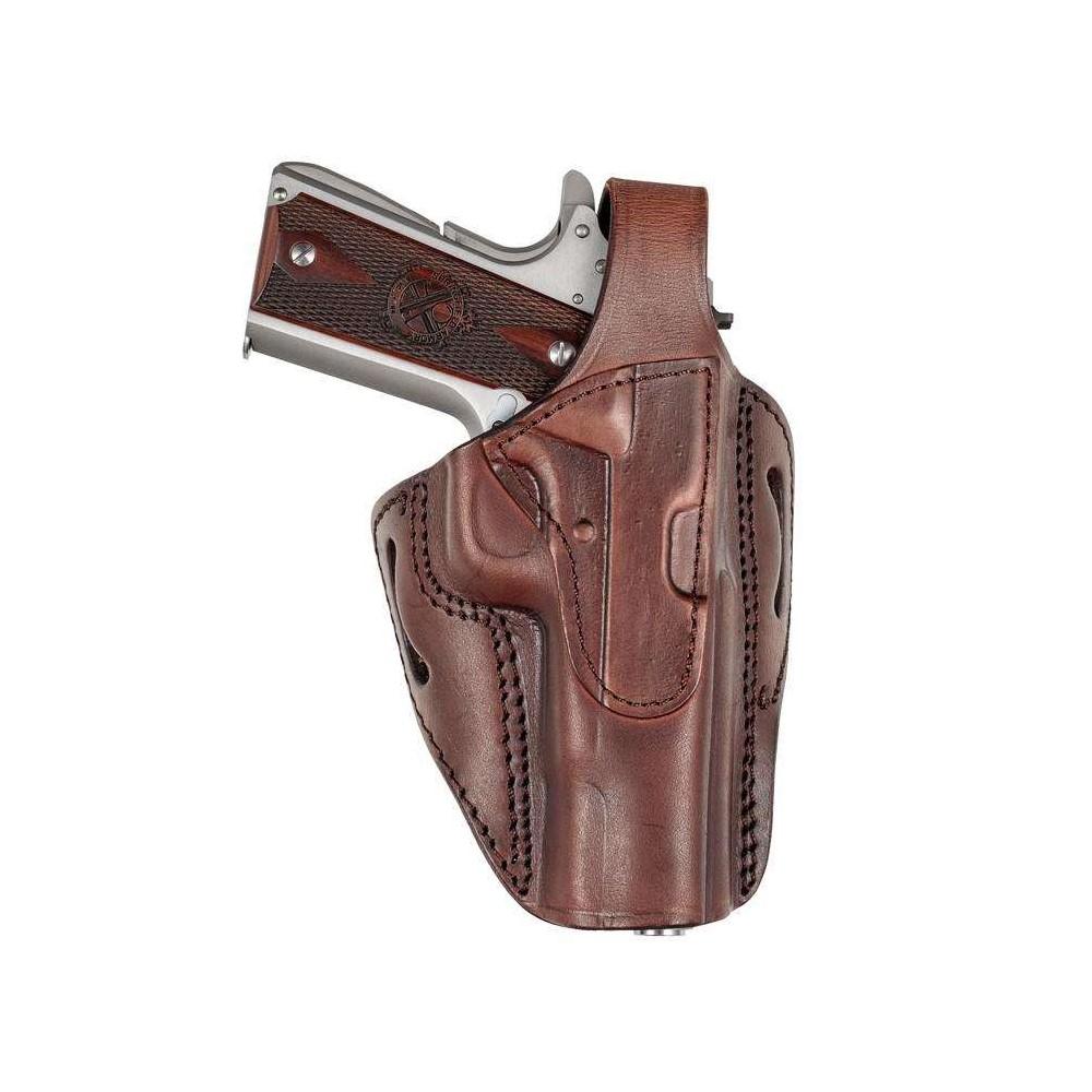 Tagua TX 1836 brown leather thumb-break holster for S&W J-Frame Ruger LCR Bodyguard 38 RH