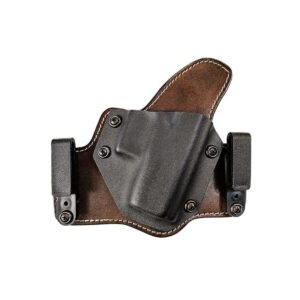 Tagua TX 1836 Partner Kydex and leather holster for Sig Sauer P365, black, right-hand