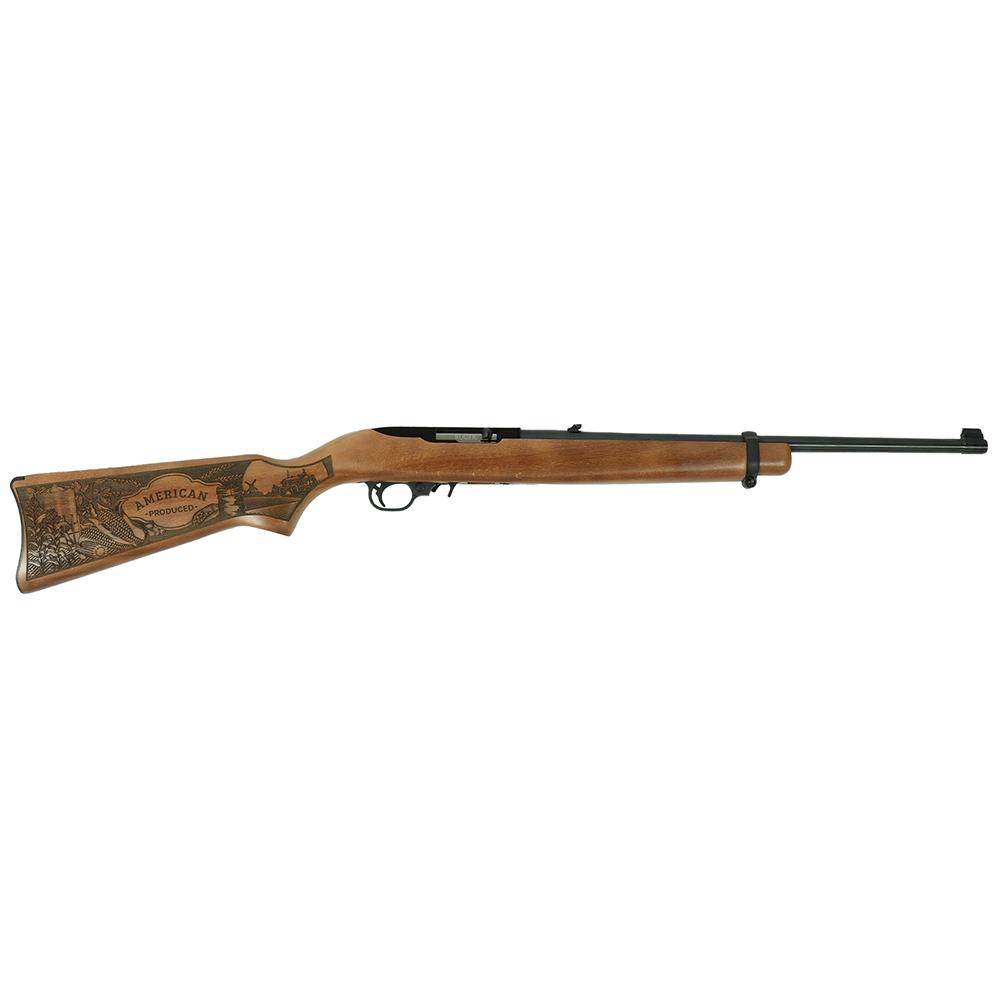 Ruger 10/22 Custom Engraved Farm Carbine .22 LR 18.5-inch 10rd