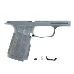 Grey Wilson Combat P365 XL grip module with Starburst texture pattern