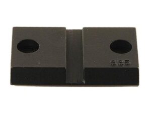 Weaver Grand Slam S35 steel top mount scope base matte black rear