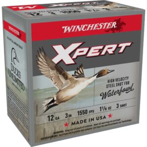 Winchester Xpert High-Velocity 12ga 2-3/4" #3 steel shotshells 25ct box