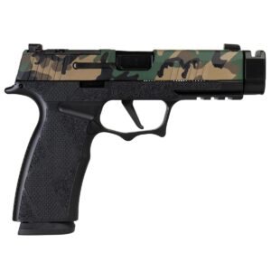 Sig Sauer P365 XMACRO TACOPS Multicam slide 9mm handgun with compensator and 3.7 inch barrel
