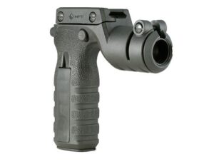 Mission First Tactical React Torch vertical grip in black polymer with Picatinny attachment