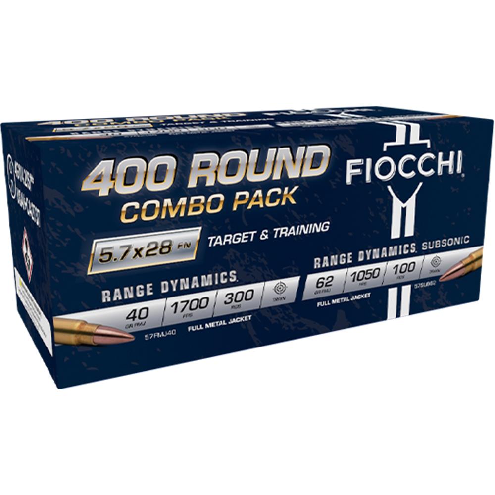 Fiocchi Target & Training Combo Pack 5.7x28mm (400rd) - Alexander's