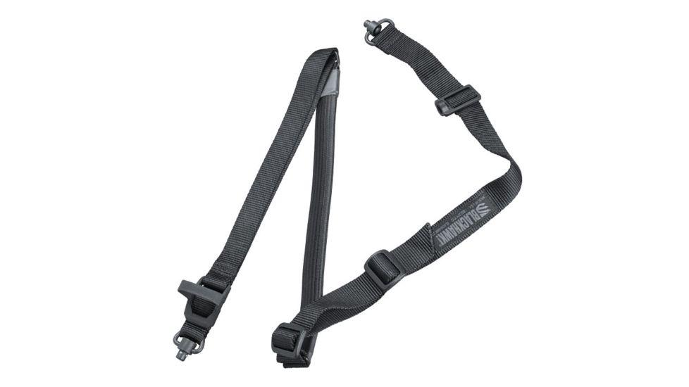 BLACKHAWK Multi-Point Free End Slick Sling in black, multi-point rifle sling