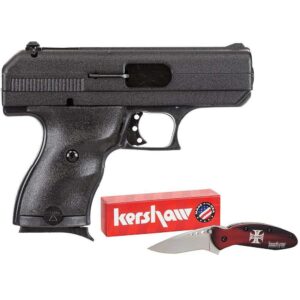 Hi Point C9 9mm compact pistol with 3.5in barrel, hard case and Kershaw knife