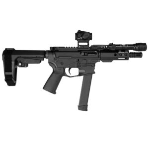 Shark Coast Tactical Midnight 9mm pistol bundle with Vortex Crossfire red dot and StreamLight ProTac