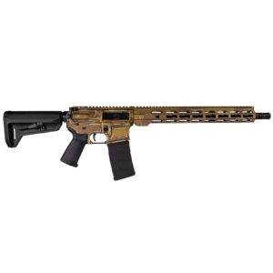 Shark Coast Tactical Anime FDE 5.56mm rifle with 16 inch barrel and 15 inch M-LOK handguard