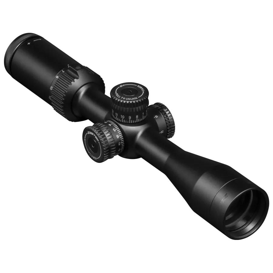 ZeroTech Vengeance 3-12x40 rifle scope with 1-inch tube and ZeroPlex reticle in black