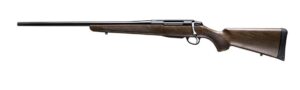 Tikka T3x Hunter left-hand bolt-action rifle, 6.5 Creedmoor, threaded blued barrel, walnut stock