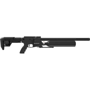 Benjamin Gunnar PCP .22 air rifle in black with side lever and adjustable AR-style stock