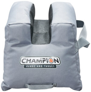 Champion Targets 40893 Front V-Bag gray with black panels and Tuff Hide non-skid bottom