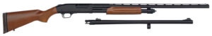 Mossberg 835 Ulti-Mag 12ga two-barrel combo 28in vent rib and 24in rifled blued with wood stock