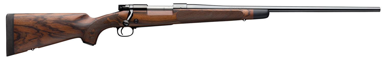 Winchester Repeating Arms 535239220 Model 70 Super Grade 308 Win Caliber with 5+1 Capacity, 22″ Barrel, High Polished Blued Metal Finish & AAA French Walnut Stock Right Hand (Full Size)