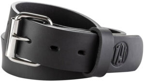 1791 Gunleather BLT014650SBLA gun belt Stealth Black leather 46/50 1.5 inch