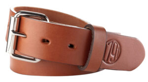 1791 Gunleather Classic Brown leather gun belt 48/52 1.5 inch wide steel buckle