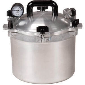 All American 10.5 Qt pressure canner with precision metal-to-metal sealing system
