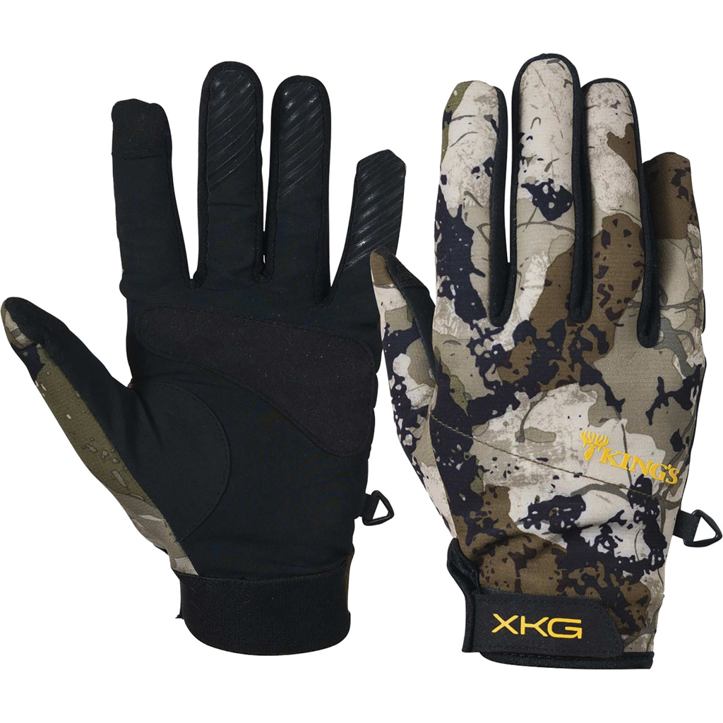 Kings Camo XKG Mid Weight Glove XK7 Large front view showing grip and cuff