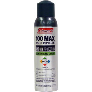 Coleman Max Insect Repellent 4oz continuous spray bottle
