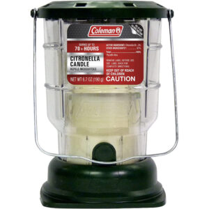Coleman Citronella Lantern 6.7oz citronella candle with U-shaped metal handle