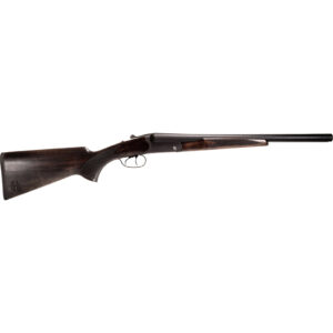 Heritage Badlander 12 Gauge side-by-side coach shotgun with black metal finish and walnut stock
