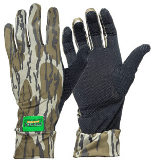Primos Stretch Fit Glove Mossy Oak Bottomland neoprene OSFA