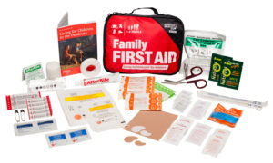 Adventure Medical Kits Adventure Family Kit first aid pack in Black/Red with removable pocket kit