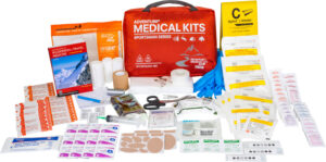 Adventure Medical Kits Sportsman 400 waterproof red first aid kit