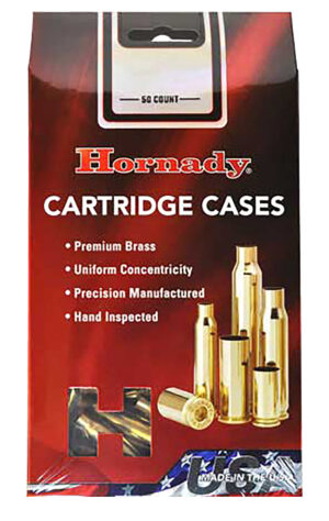 Hornady unprimed brass cartridge cases 6mm ARC 50-count pack