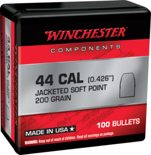 Winchester .44 Mag 200 gr soft point reloading bullets box of 100
