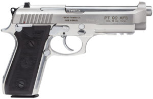 Taurus PT92 9mm 5 inch stainless steel pistol with 17+1 capacity and two magazines