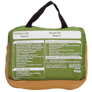 Adventure Medical Me & My Dog kit with two DryFlex bags and first aid supplies for human and dog