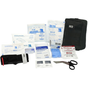 Elite First Aid Tactical Advanced IFAK Black compact medical kit