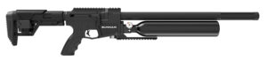 Crosman Gunnar BPG25S PCP 25 air rifle in black with adjustable AR-style stock