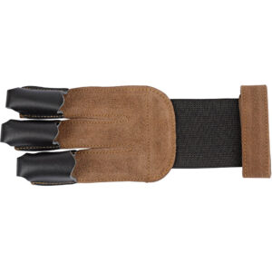 30-06 Outdoors leather tip 3-finger shooting glove XL with elastic back and adjustable strap
