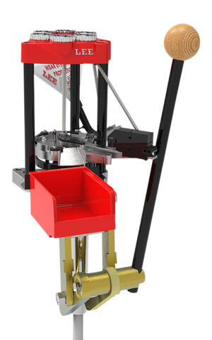 Lee Pro 6000 Six Pack progressive reloading press, six-station view