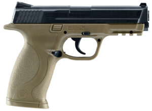 Umarex S&W M&P CO2 0.177 BB pistol with 4.25 inch barrel and FDE grips