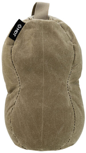MDT Peanut waxed Army duck canvas shooting bag, tan/grulla finish, 10 x 3.5 x 5