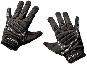 Black Rain Ordnance TACTGLOVEBLK/GRYXL tactical gloves black gray XL Velcro