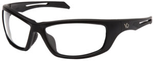 Pyramex Venture Howitzer clear anti-fog safety glasses, black full frame