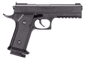 Umarex DSX45 .177 BB spring pistol in black, side view